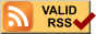 Onze RSS feed is valide RSS/XML